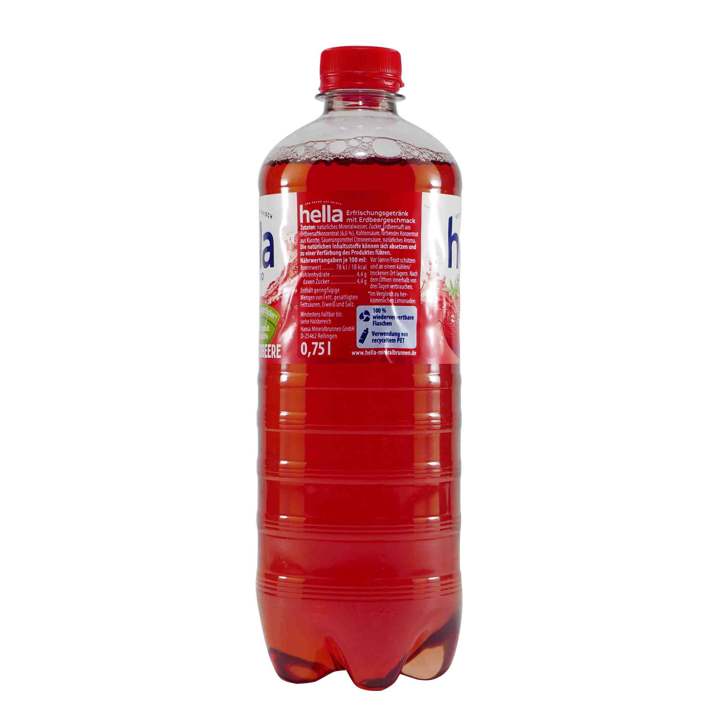 hella Leichte Limo Erdbeere (6 x 0,75L)
