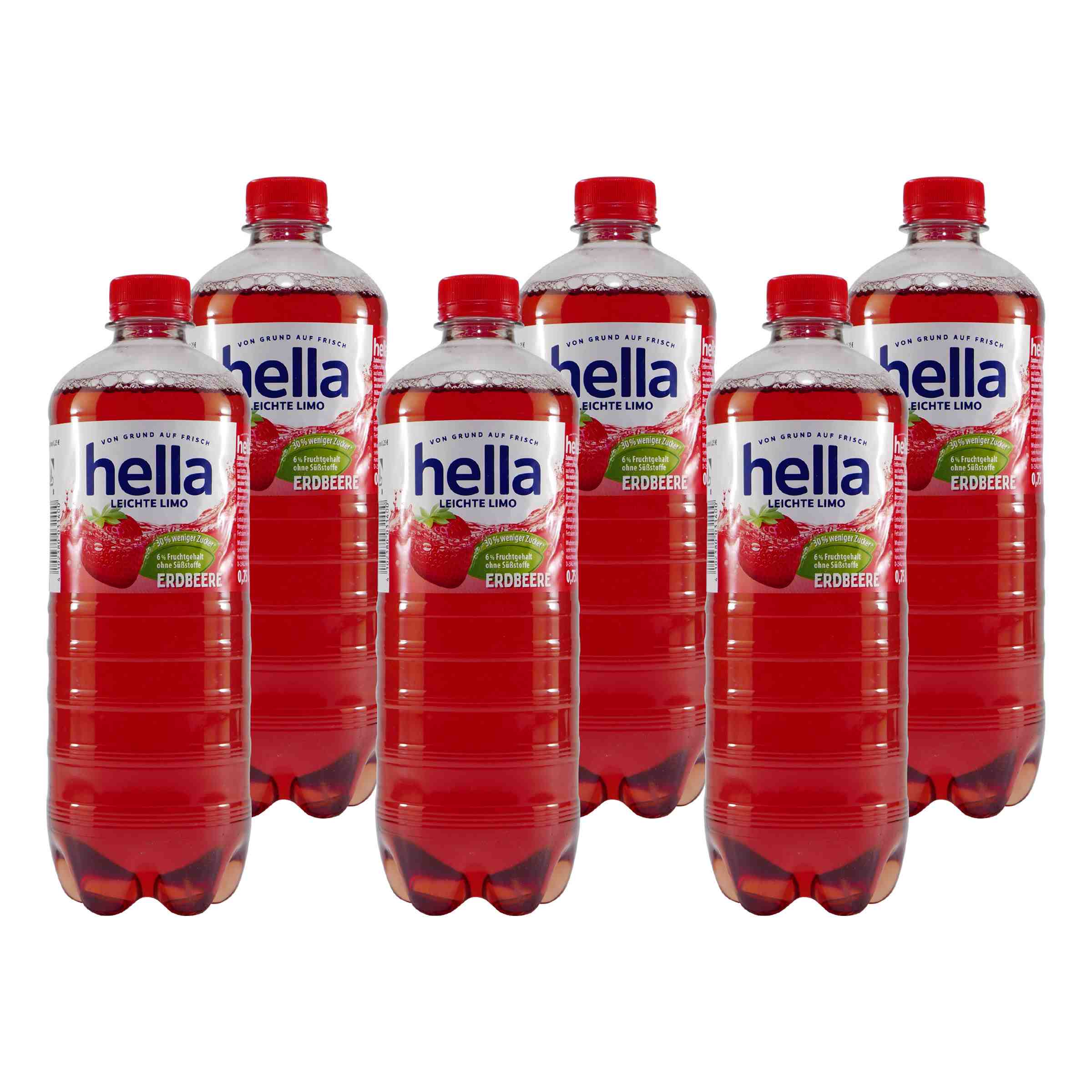hella Leichte Limo Erdbeere (6 x 0,75L)