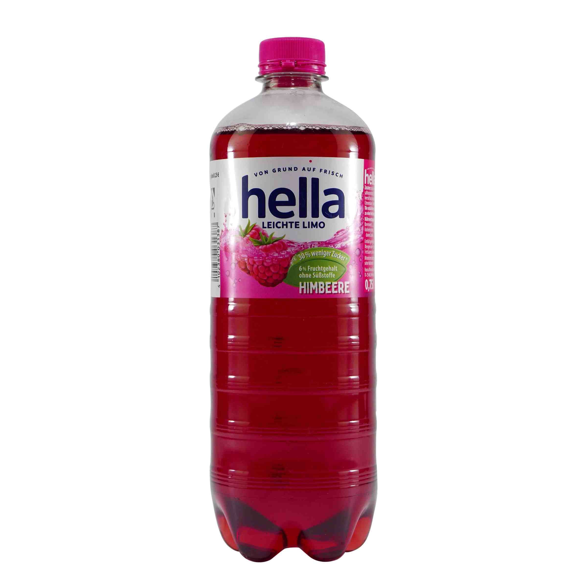 hella Leichte Limo Himbeere (6 x 0,75L)