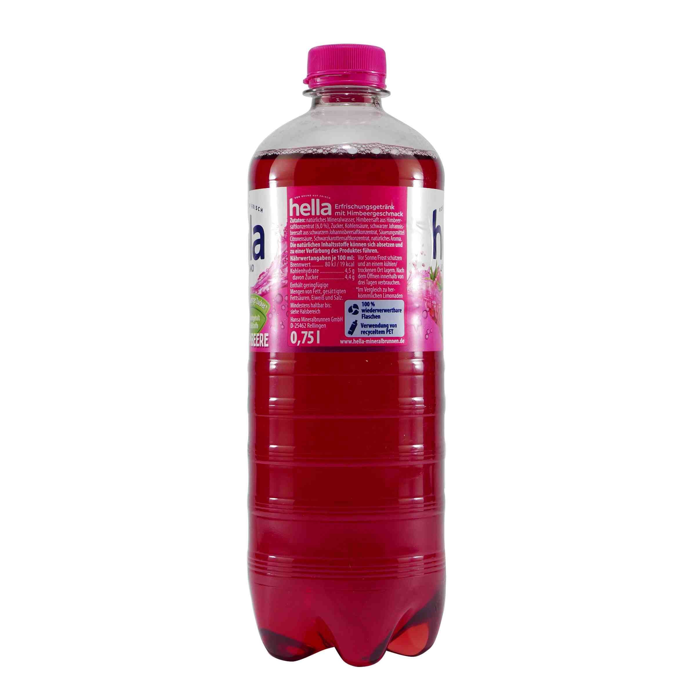 hella Leichte Limo Himbeere (6 x 0,75L)