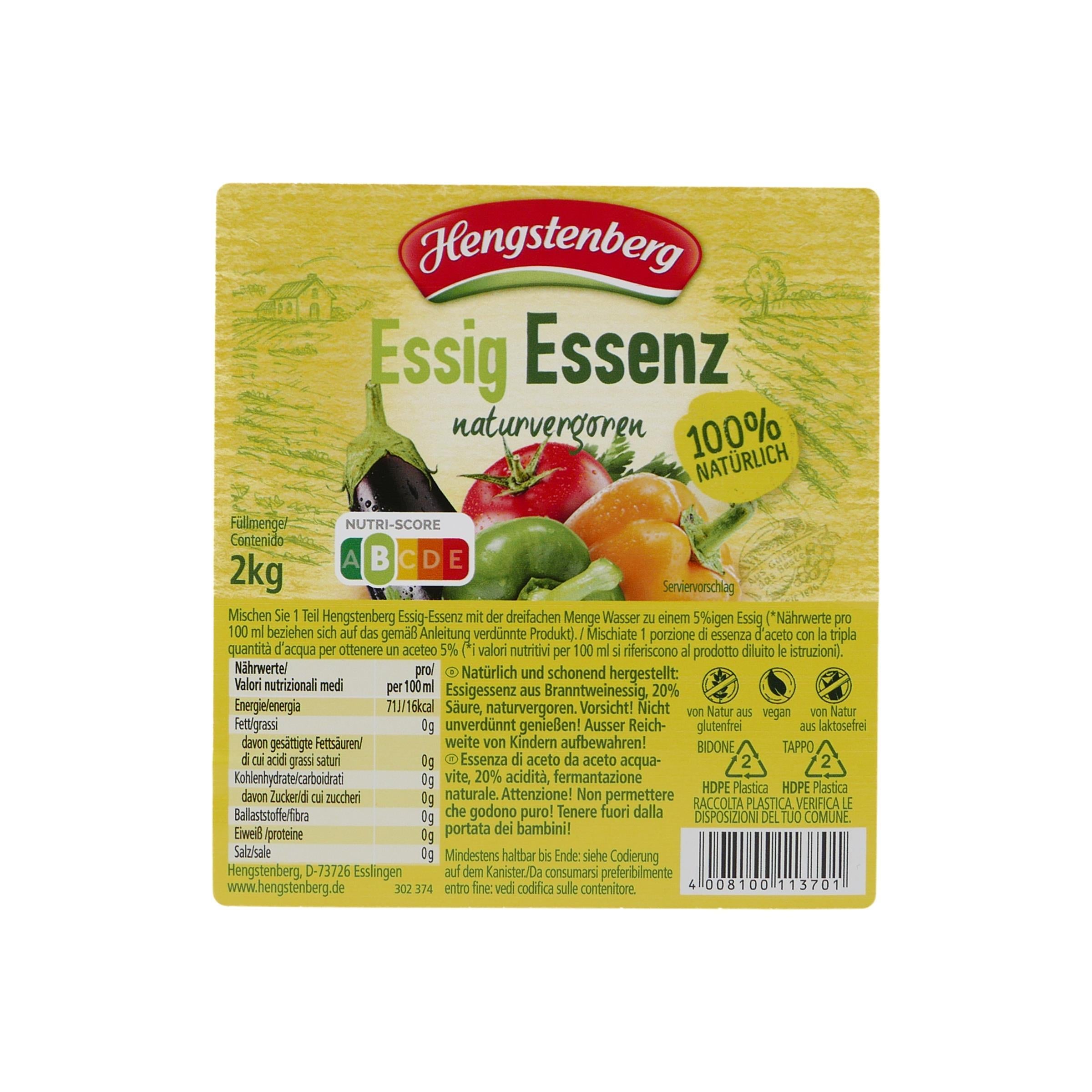 Hengstenberg Essig-Essenz 2KG