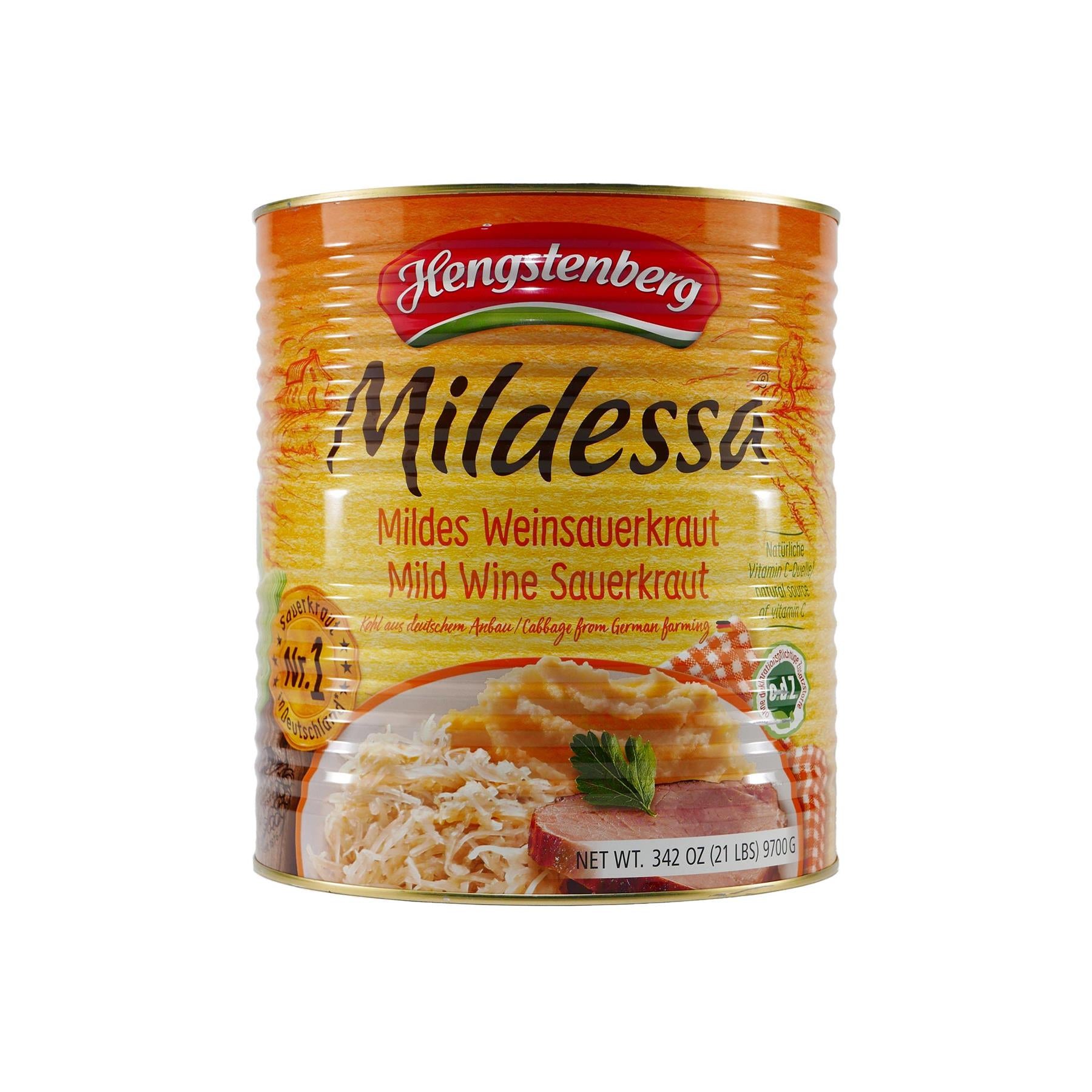 Hengstenberg Mildessa Weinsauerkraut -mild- 9,7KG