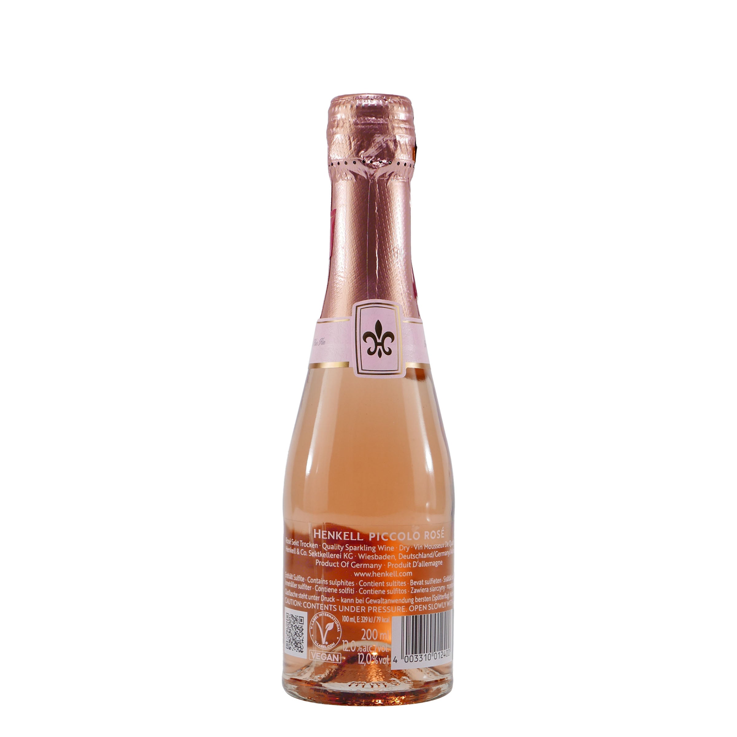 Henkell Piccolo Rosé Sekt -trocken- (12 x 0,2L)