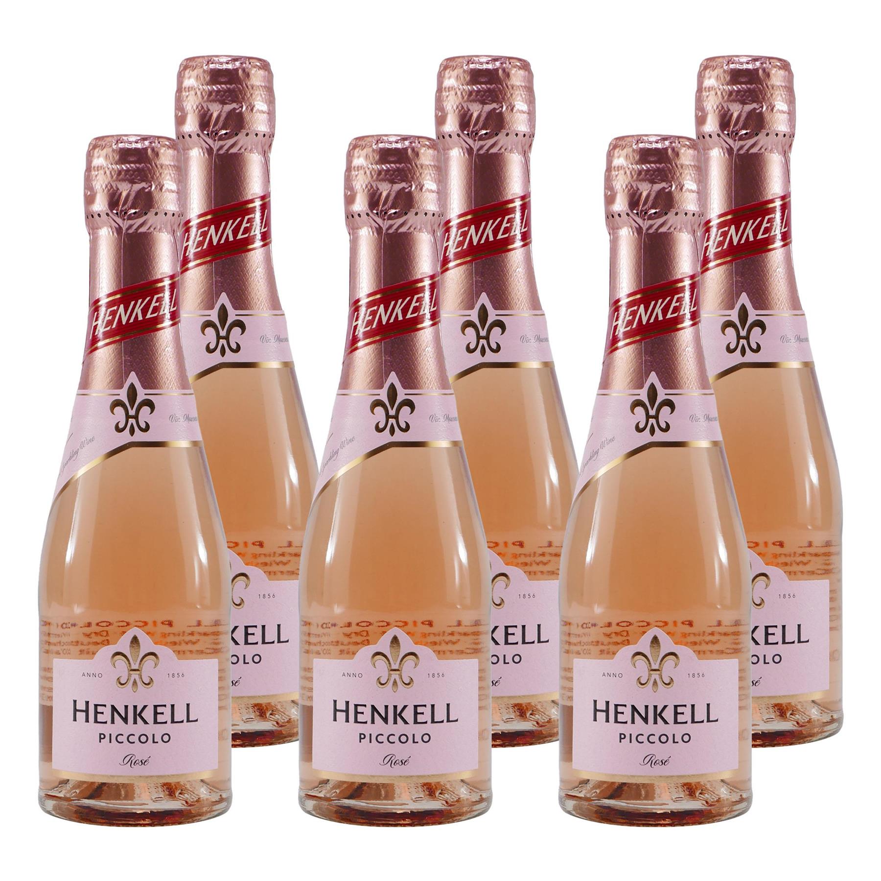 Henkell Piccolo Rosé Sekt -trocken- (12 x 0,2L)