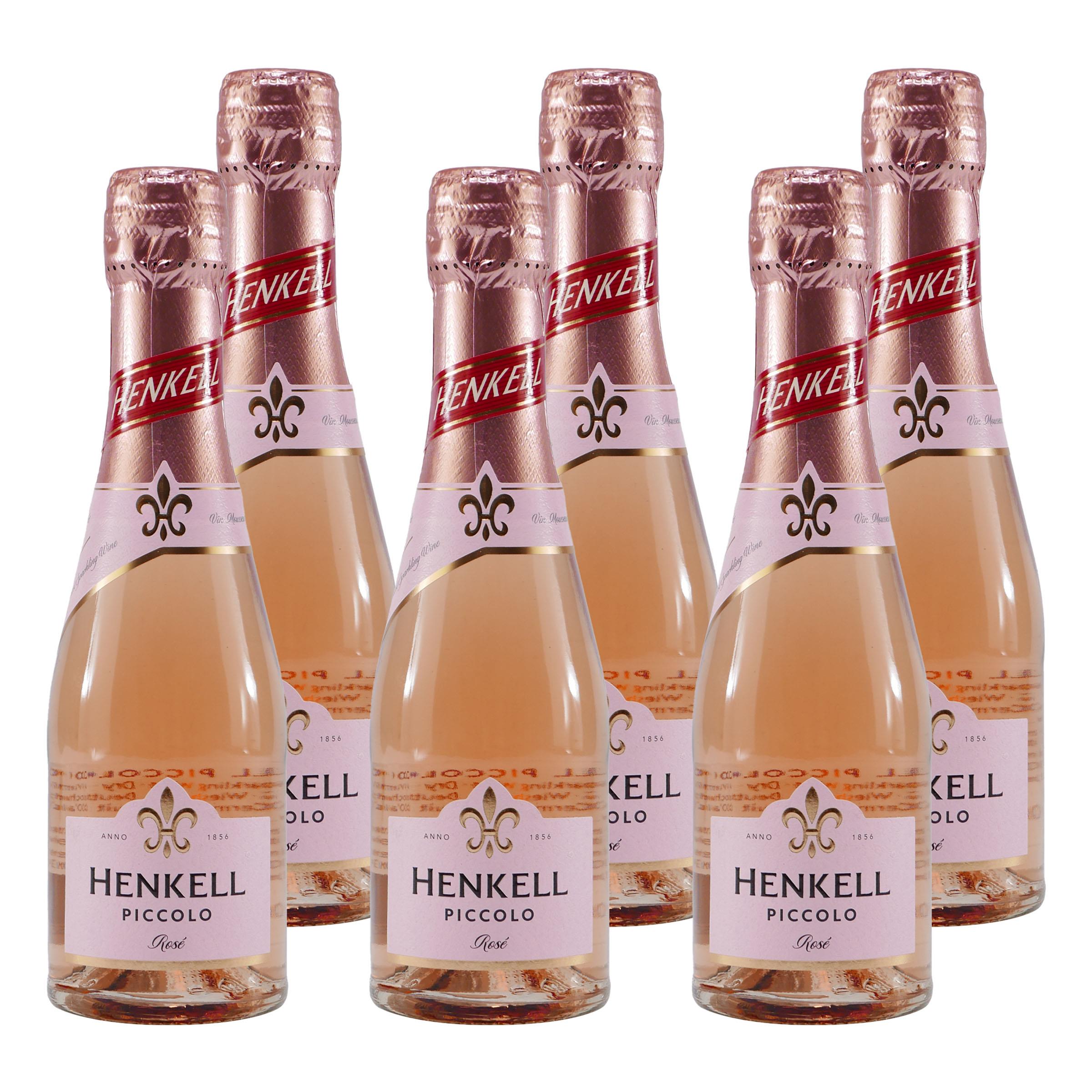 Henkell Piccolo Rosé Sekt -trocken- (12 x 0,2L)