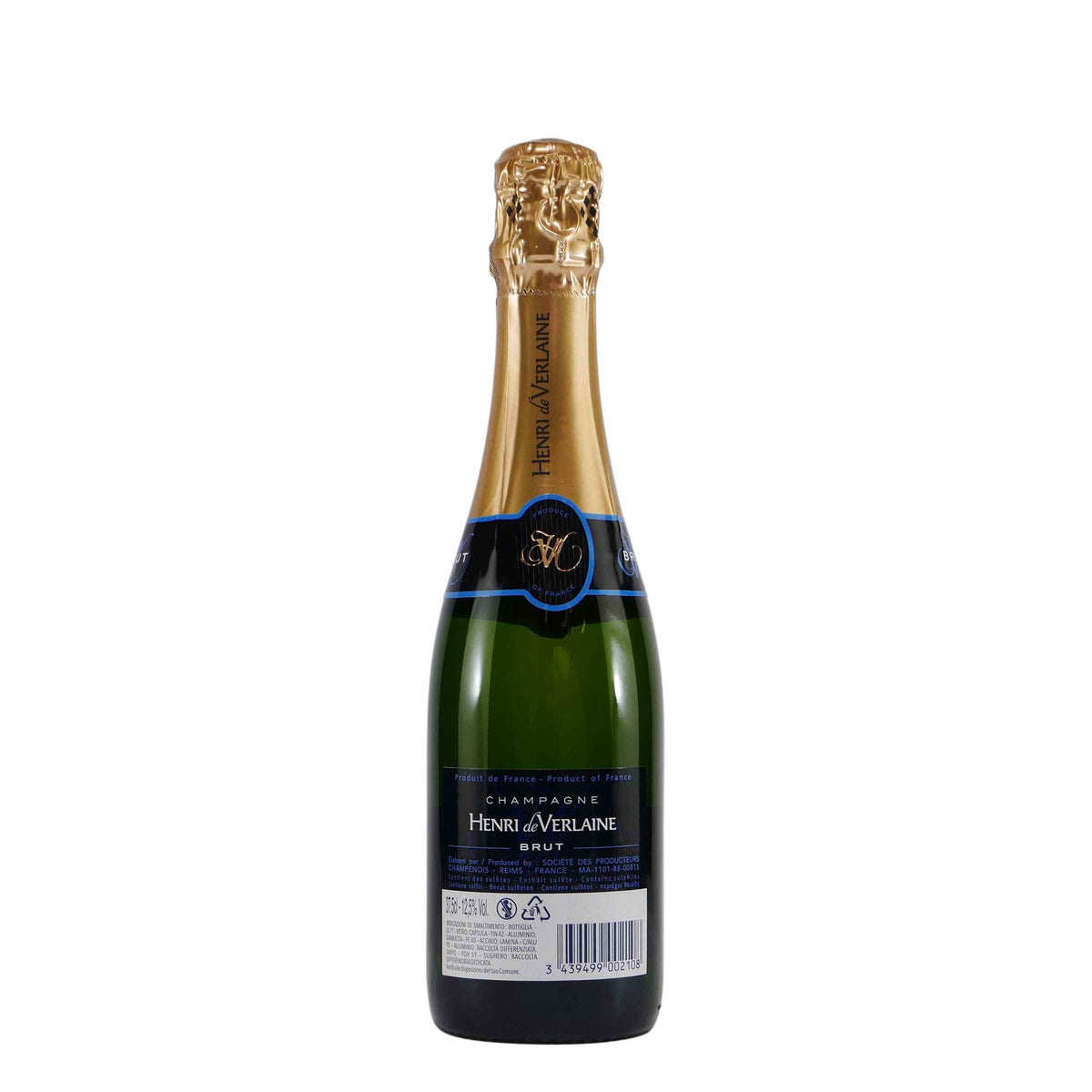 Henri de Verlaine Champagne Brut 0,375L