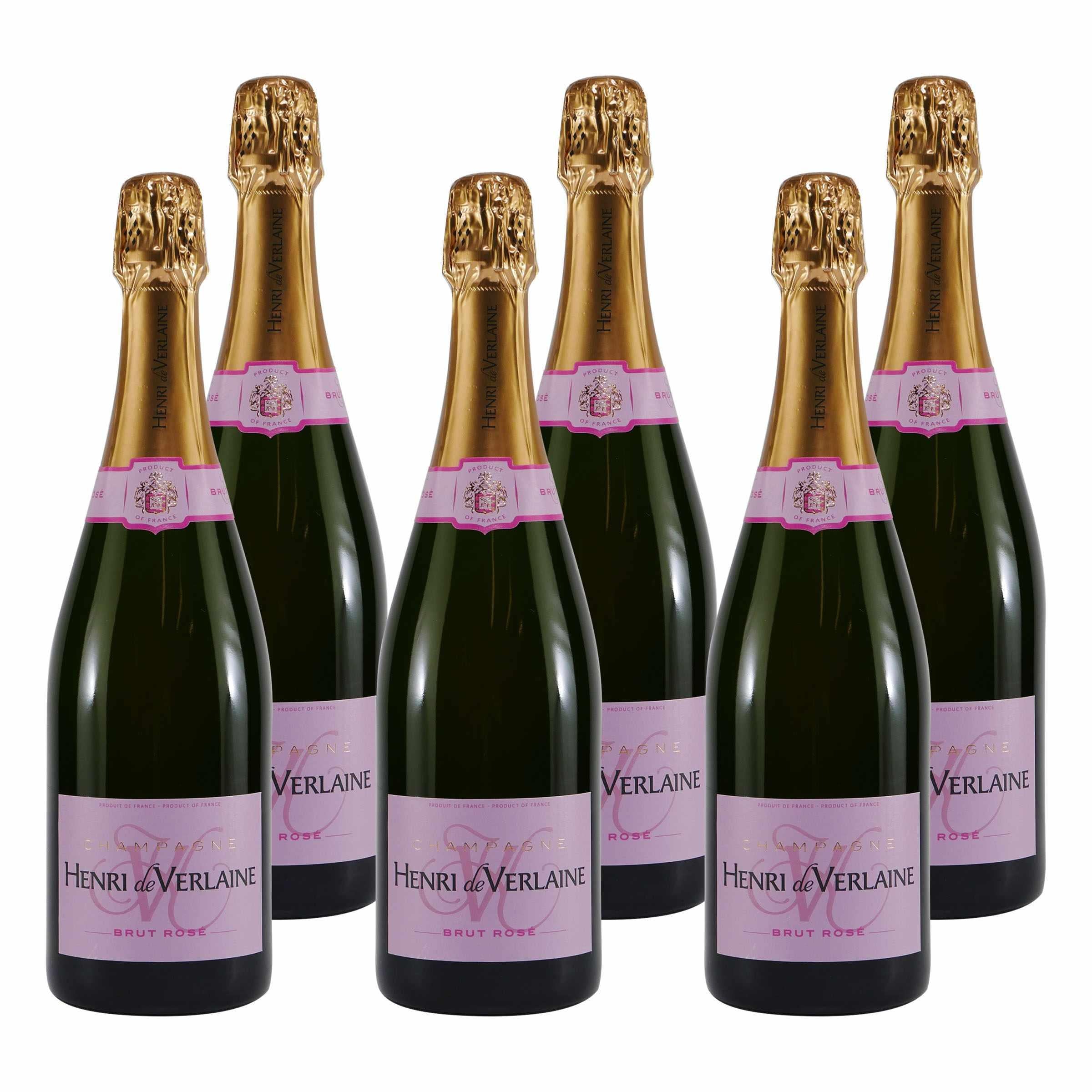 Henri de Verlaine Champagne Brut Rosé (6 x 0,75L)