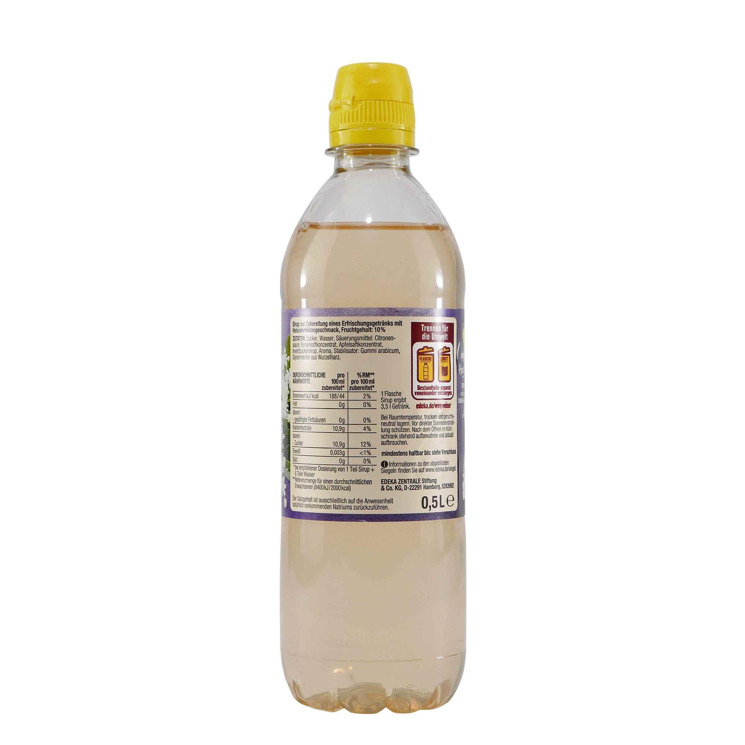 Herzstücke Holunderblüte Getränkesirup (18 x 0,5L)