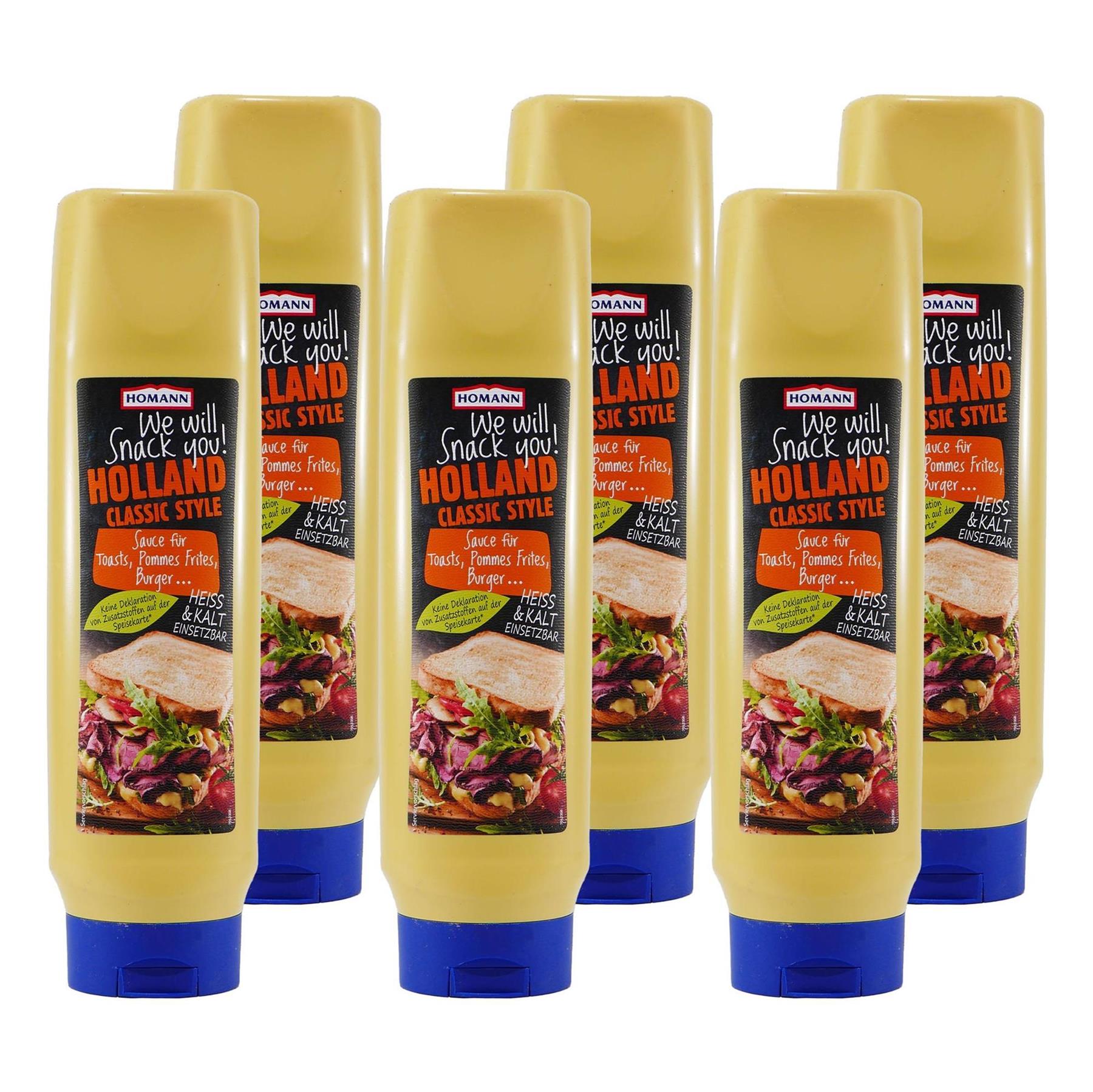 Homann Holland Classic Style Sauce (6 x 875ml)