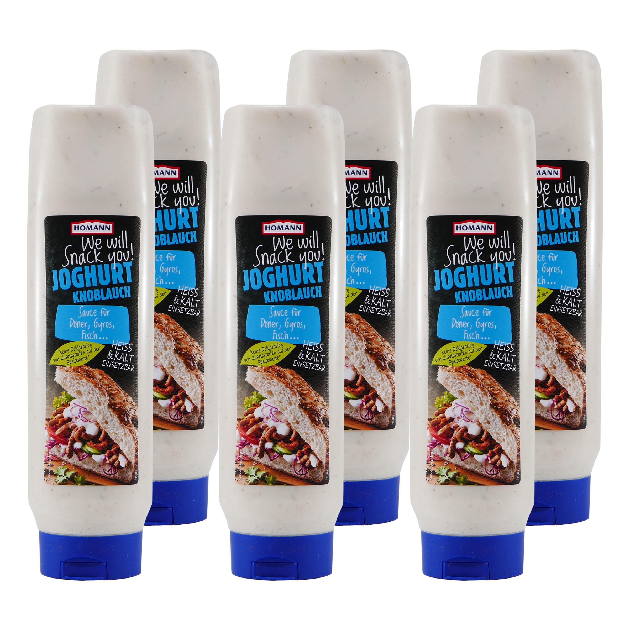 Homann Joghurt-Knoblauch Sauce (6 x 875ml)