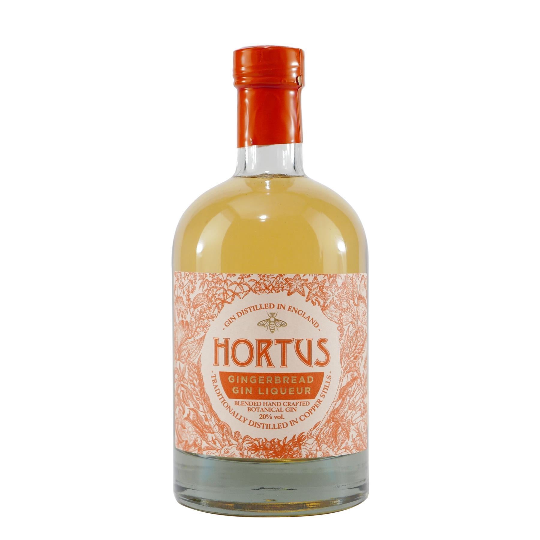 Hortus Gingerbread Gin Liqueur mit Geschenk-Holzkiste
