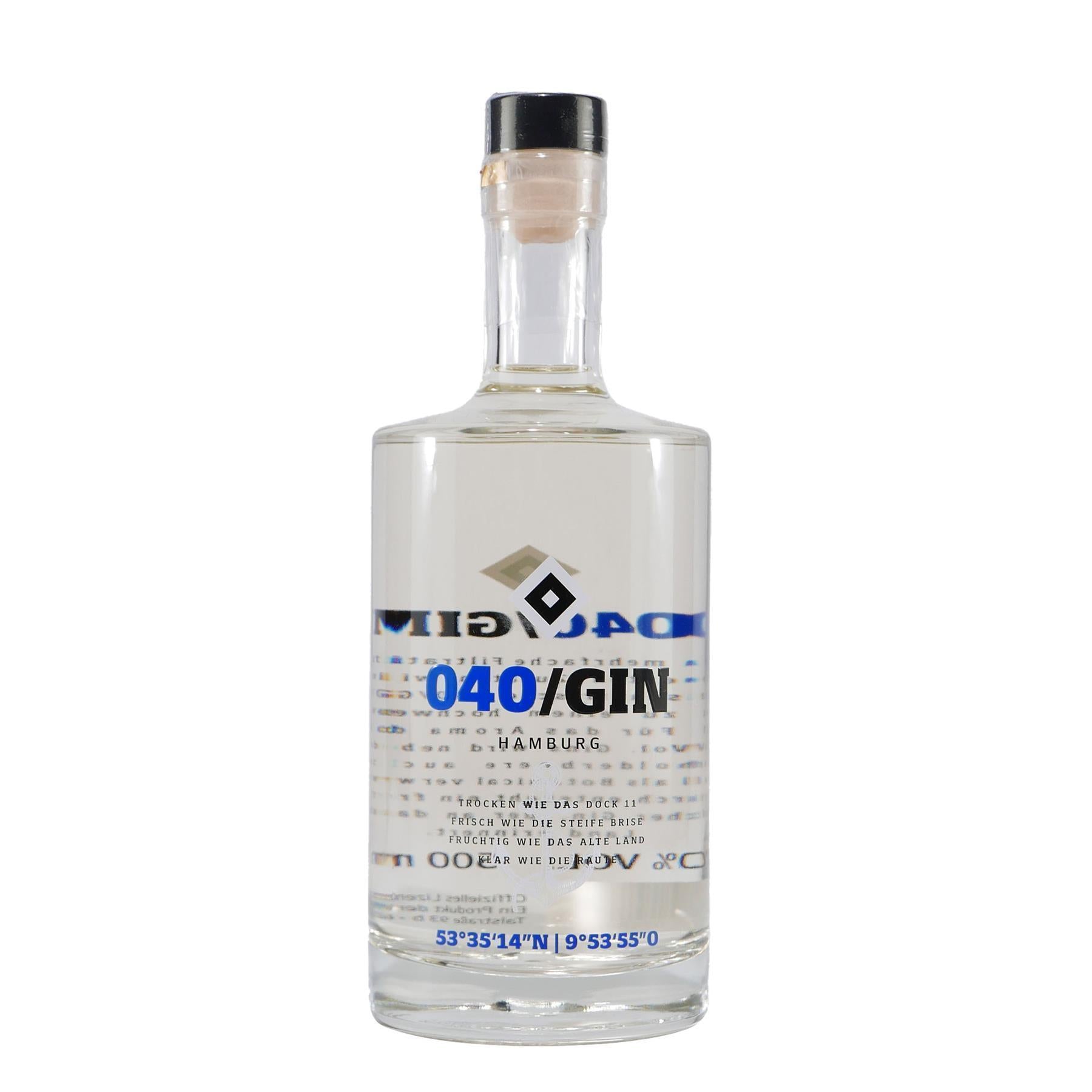 HSV 040 Gin mit Geschenk-Holzkiste