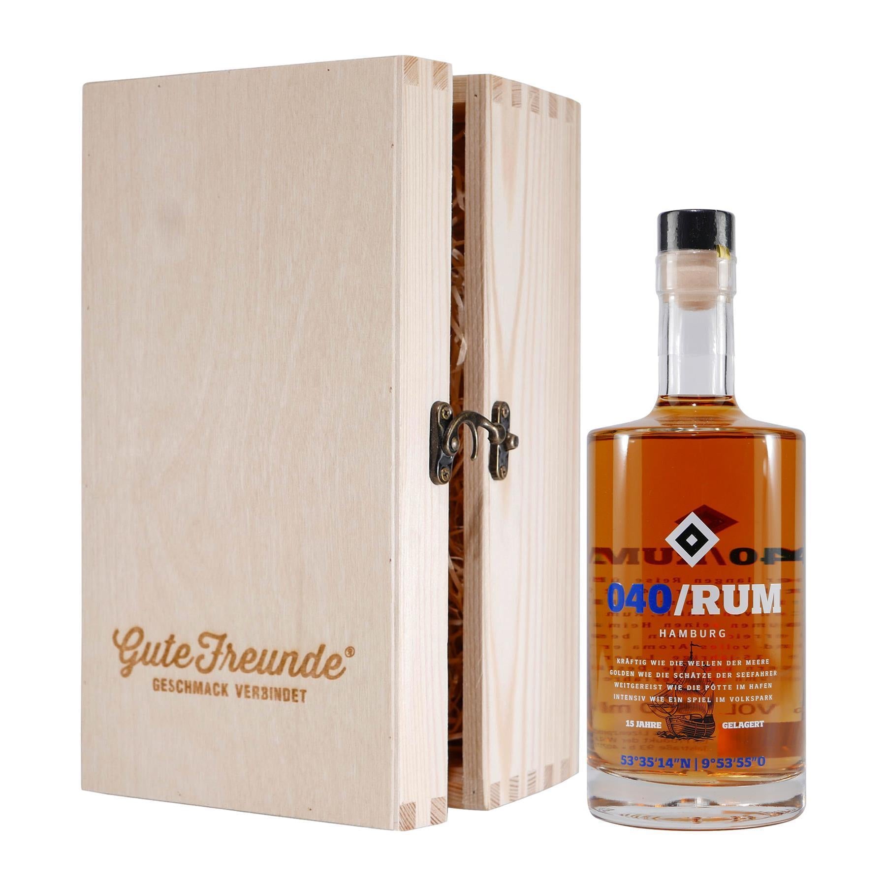HSV 040 Rum mit Geschenk-Holzkiste