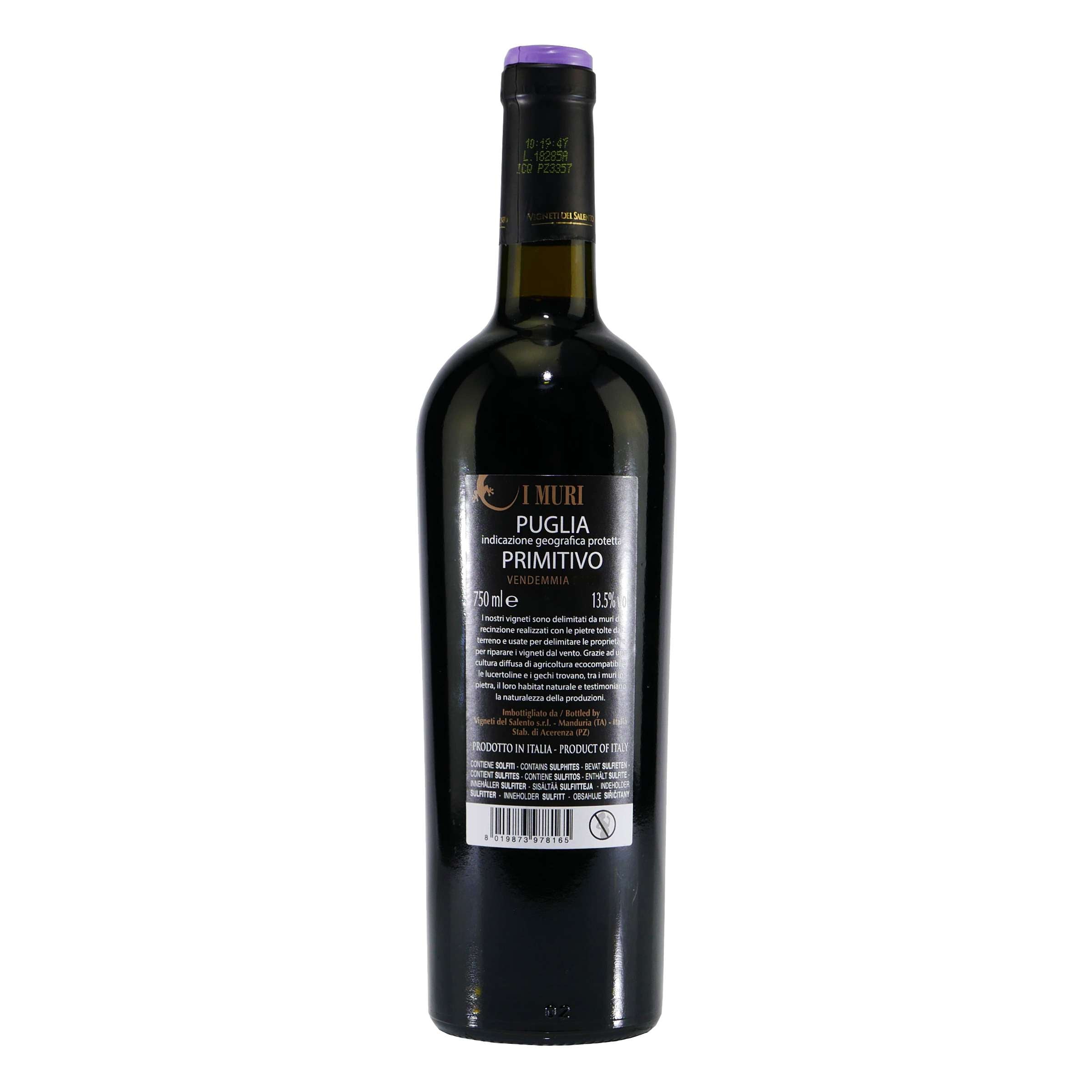 I Muri Primitivo Puglia IGP -trocken- (6 x 0,75L)