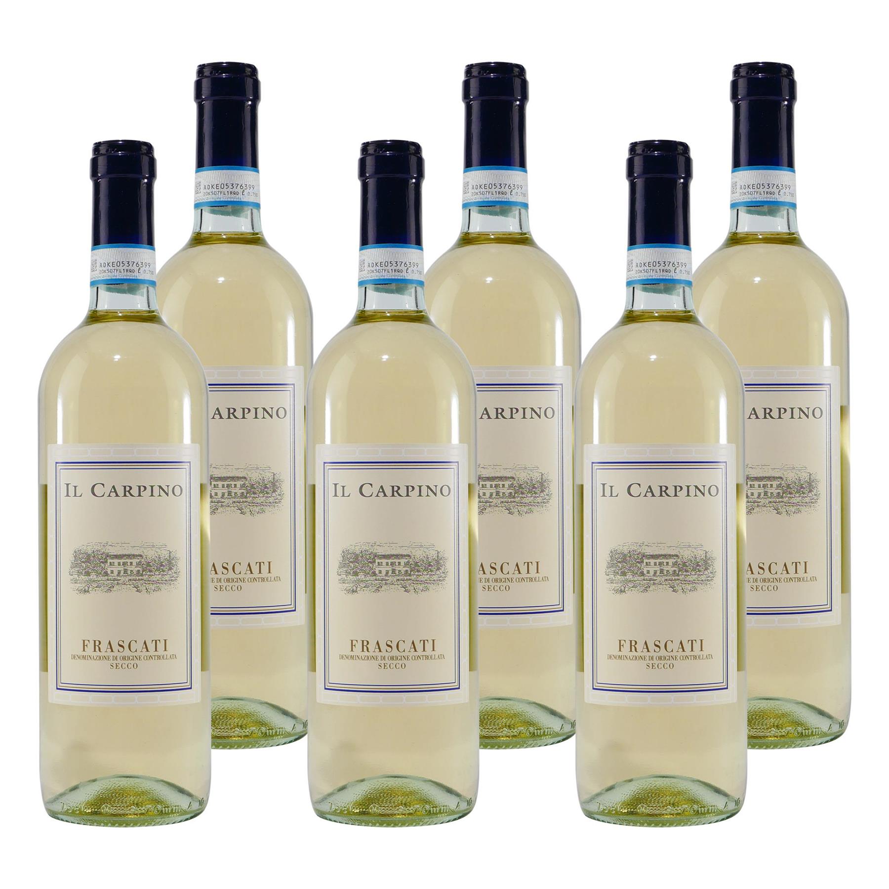 IL Carpino Frascati Weißwein DOC -trocken- (6 x 0,75L)
