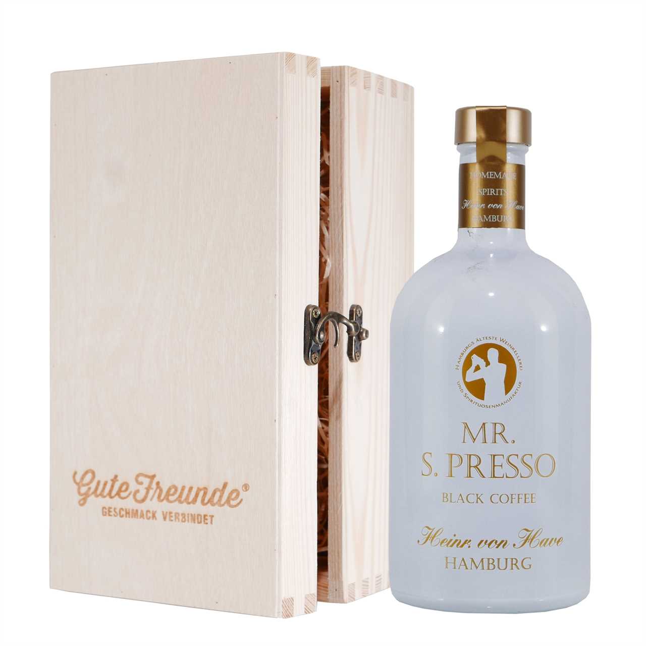 Heinr. von Have Mr. S.Presso Black Coffee mit Geschenk-HK