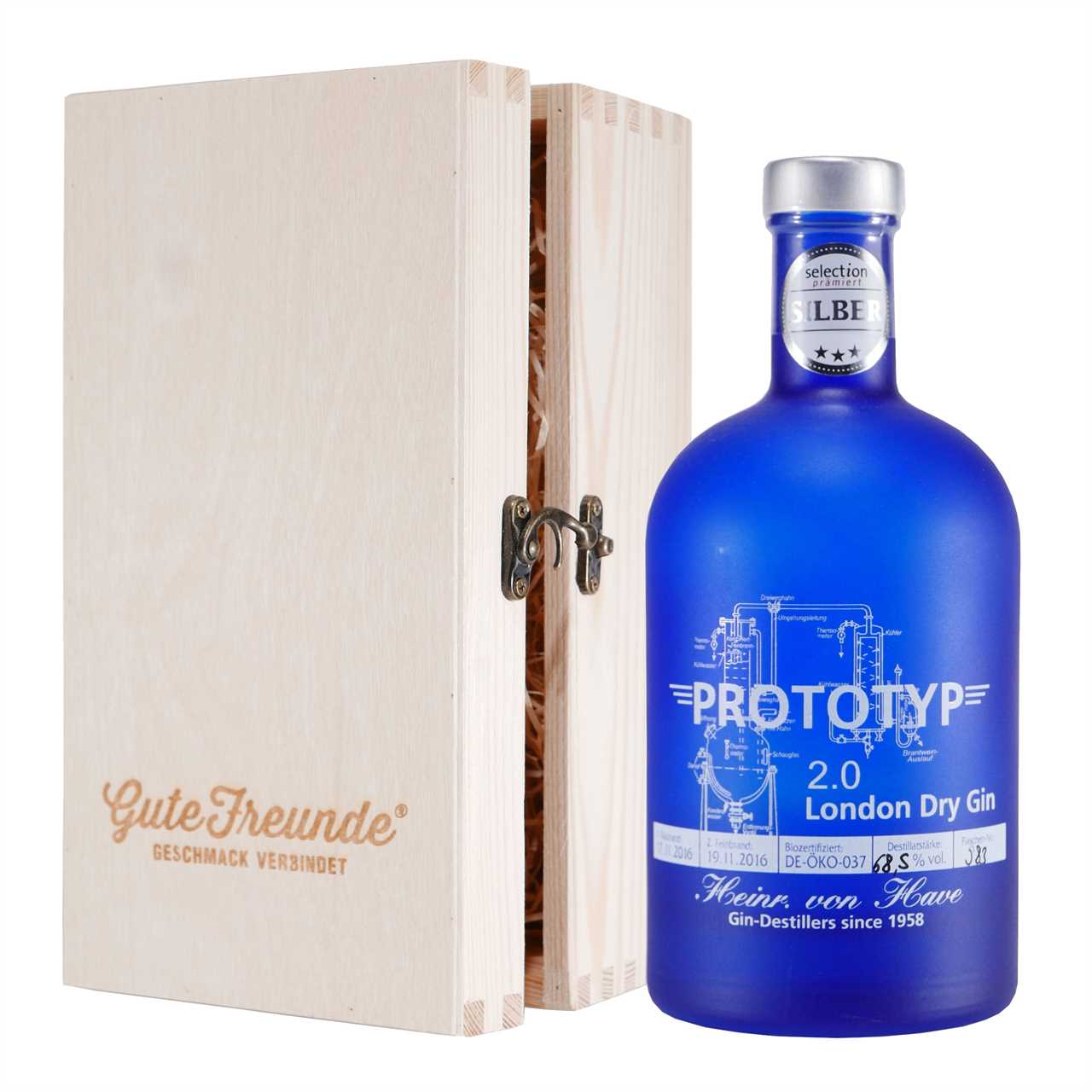 Heinr. von Have Prototyp 2.0 London Dry Gin mit Geschenk-HK