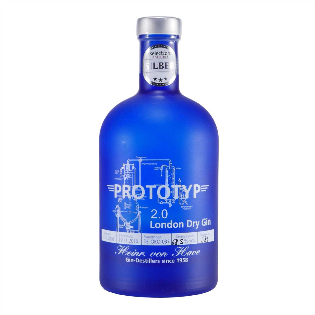 Heinr. von Have Prototyp 2.0 London Dry Gin mit Geschenk-HK