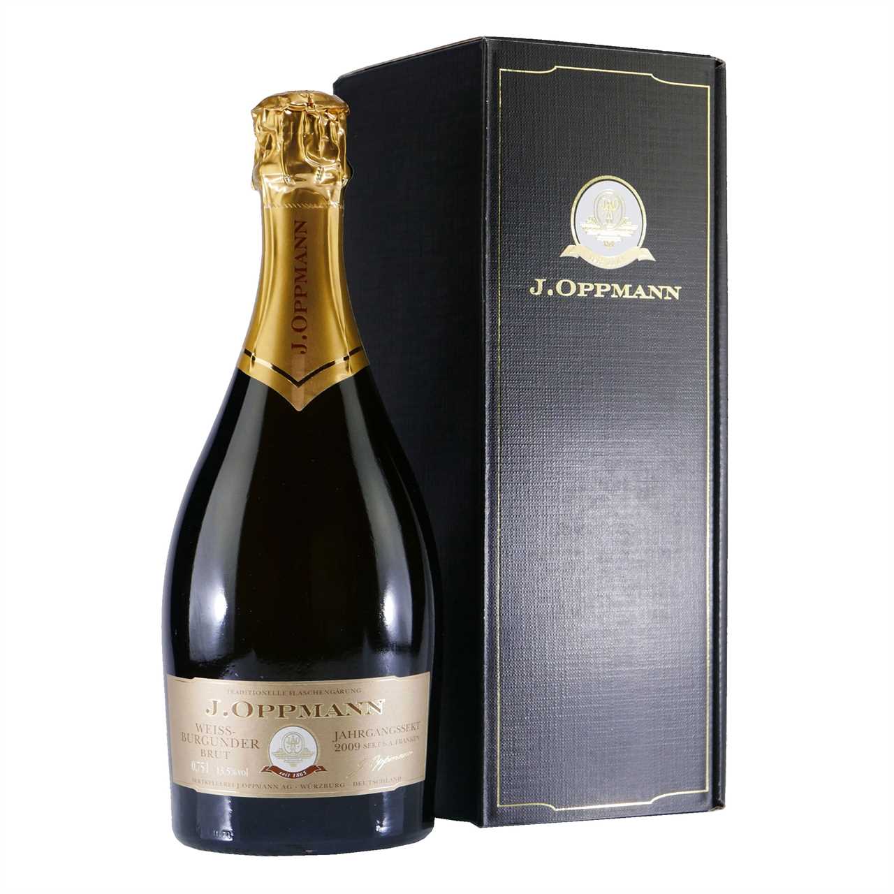 J.Oppmann Weißburgunder Brut JG. Sekt 2009 Flaschengärung