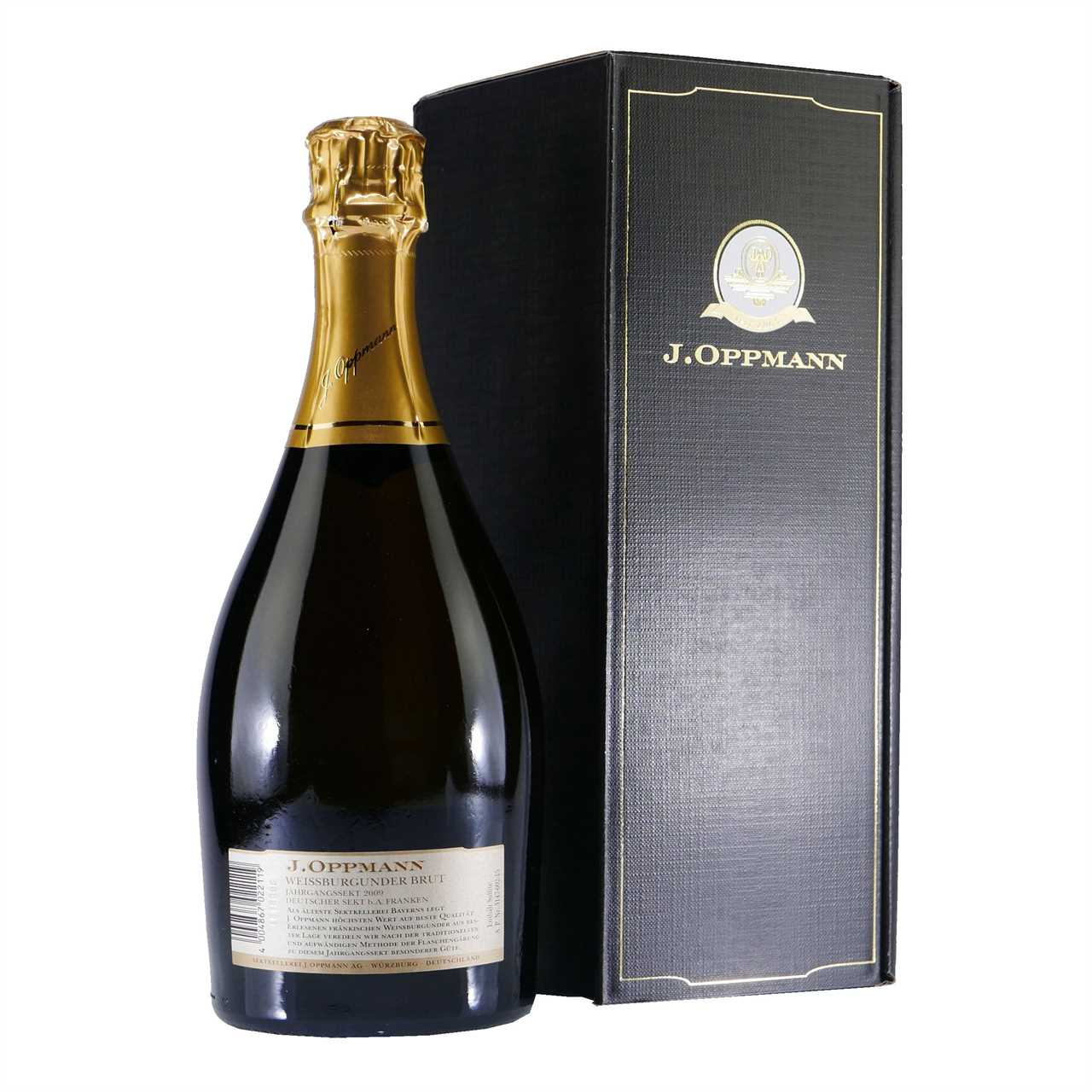 J.Oppmann Weißburgunder Brut JG. Sekt 2009 Flaschengärung