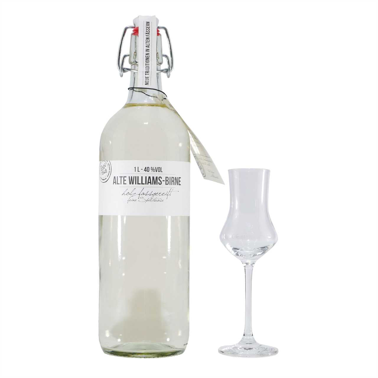 Birkenhof Alte Williams mit 6 x Gläser