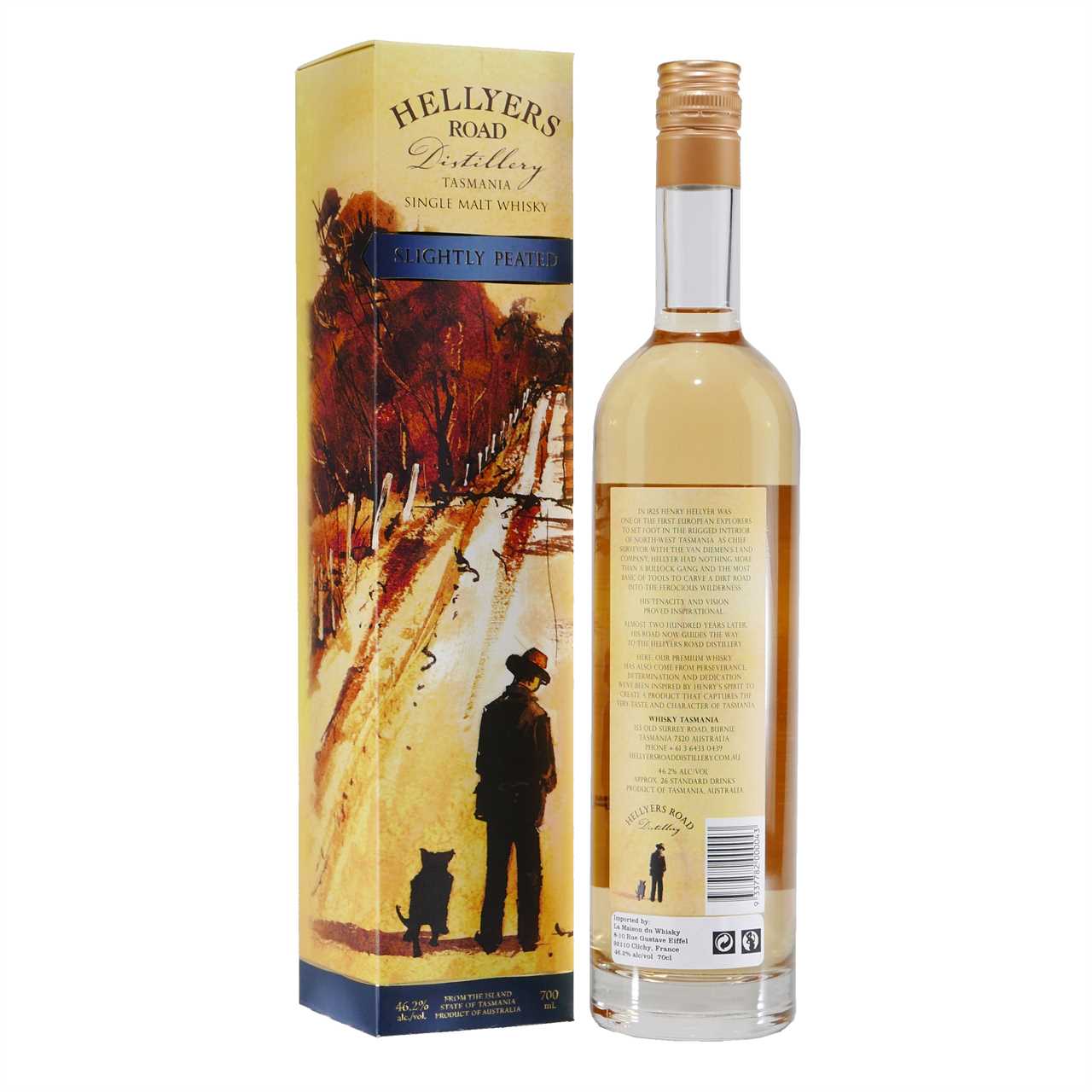 HELLYERS ROAD Slightly Peated Single Malt Whisky