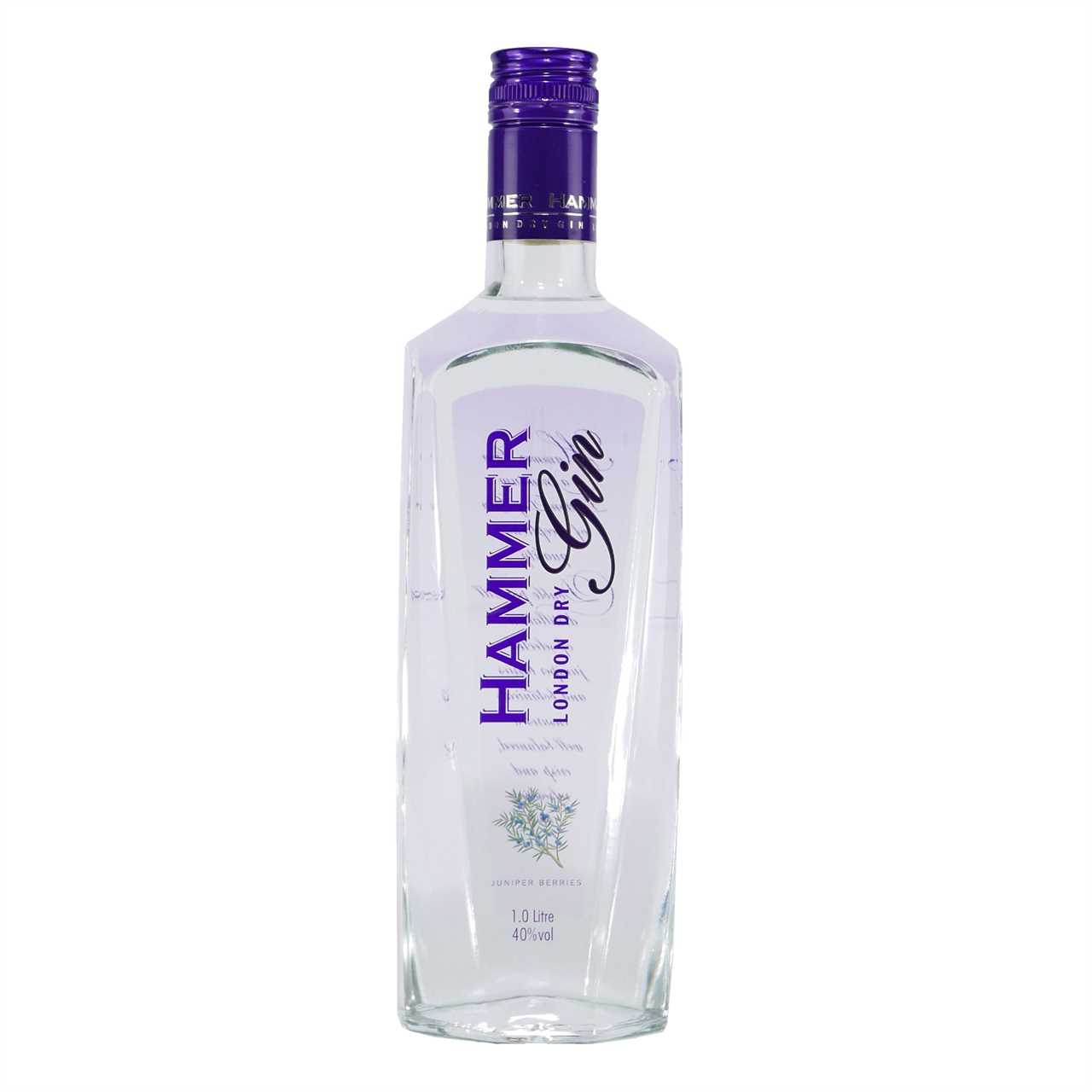 Hammer London Dry Gin in Geschenk-Holzkiste