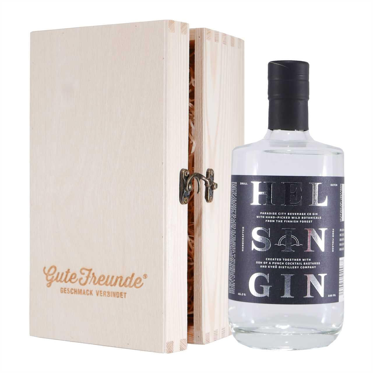 HelSinGin - Small Batch mit Geschenk-Holzkiste