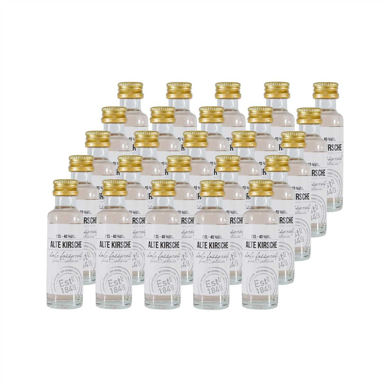 Birkenhof Alte Kirsche Obstbrand "Mini" (25 x 0,02L)