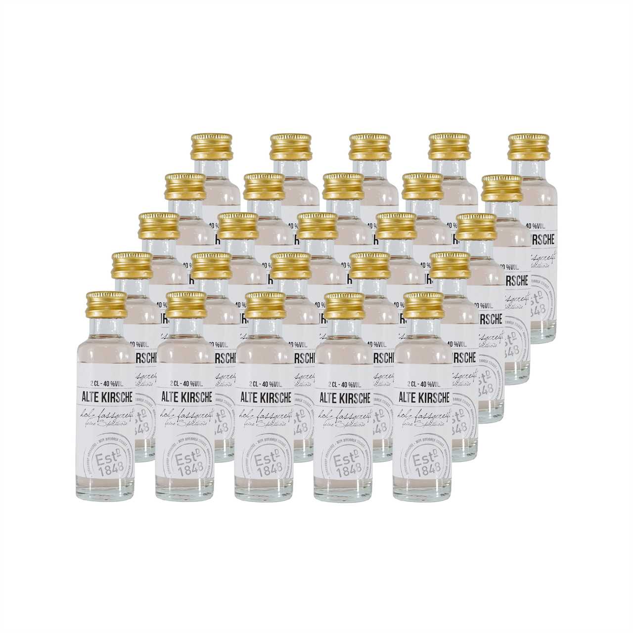 Birkenhof Alte Kirsche Obstbrand "Mini" (25 x 0,02L)