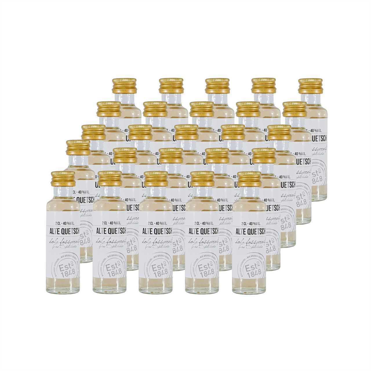 Birkenhof Alte Quetsch Obstbrand "Mini" (25 x 0,02L)