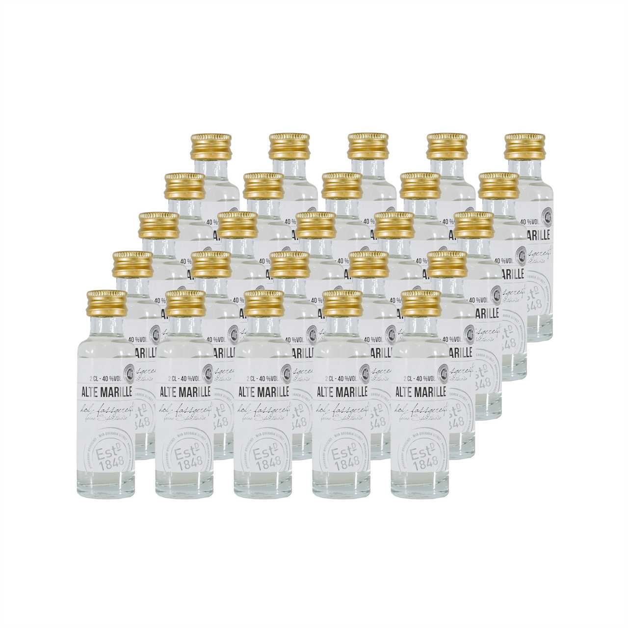 Birkenhof Alte Marille Obstbrand "Mini" (25 x 0,02L)