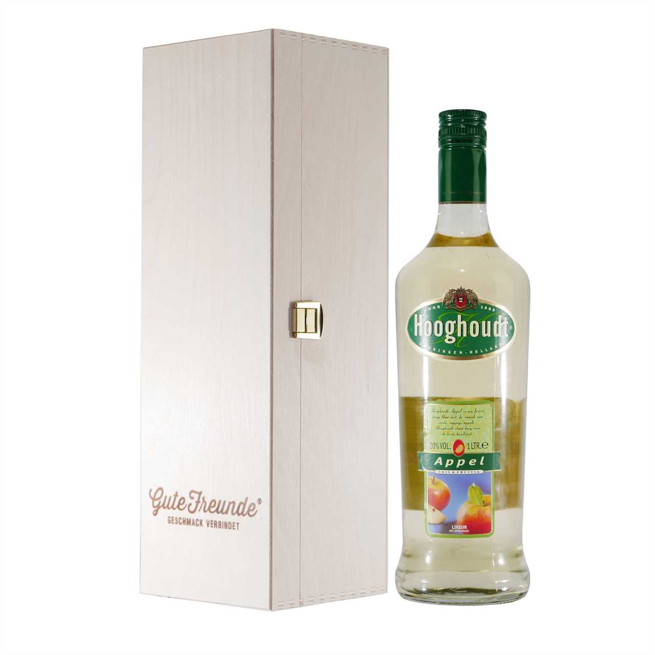 Hooghoudt Appel mit Geschenk-Holzkiste