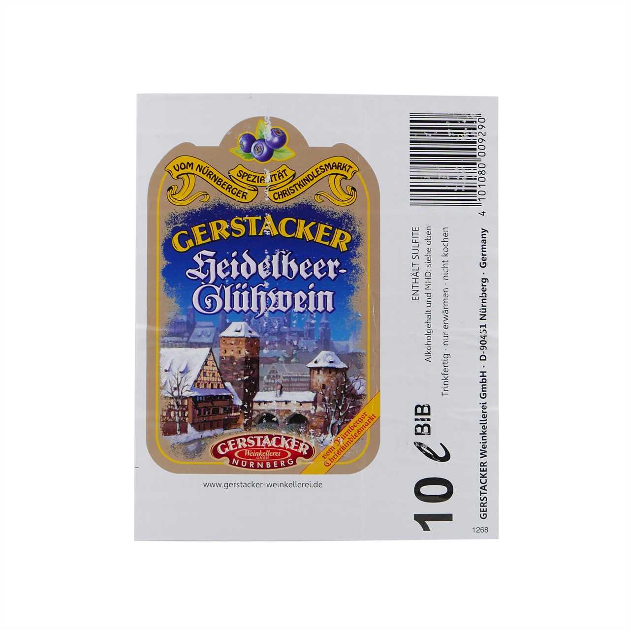 GERSTACKER Heidelbeer-Glühwein 10L BIB