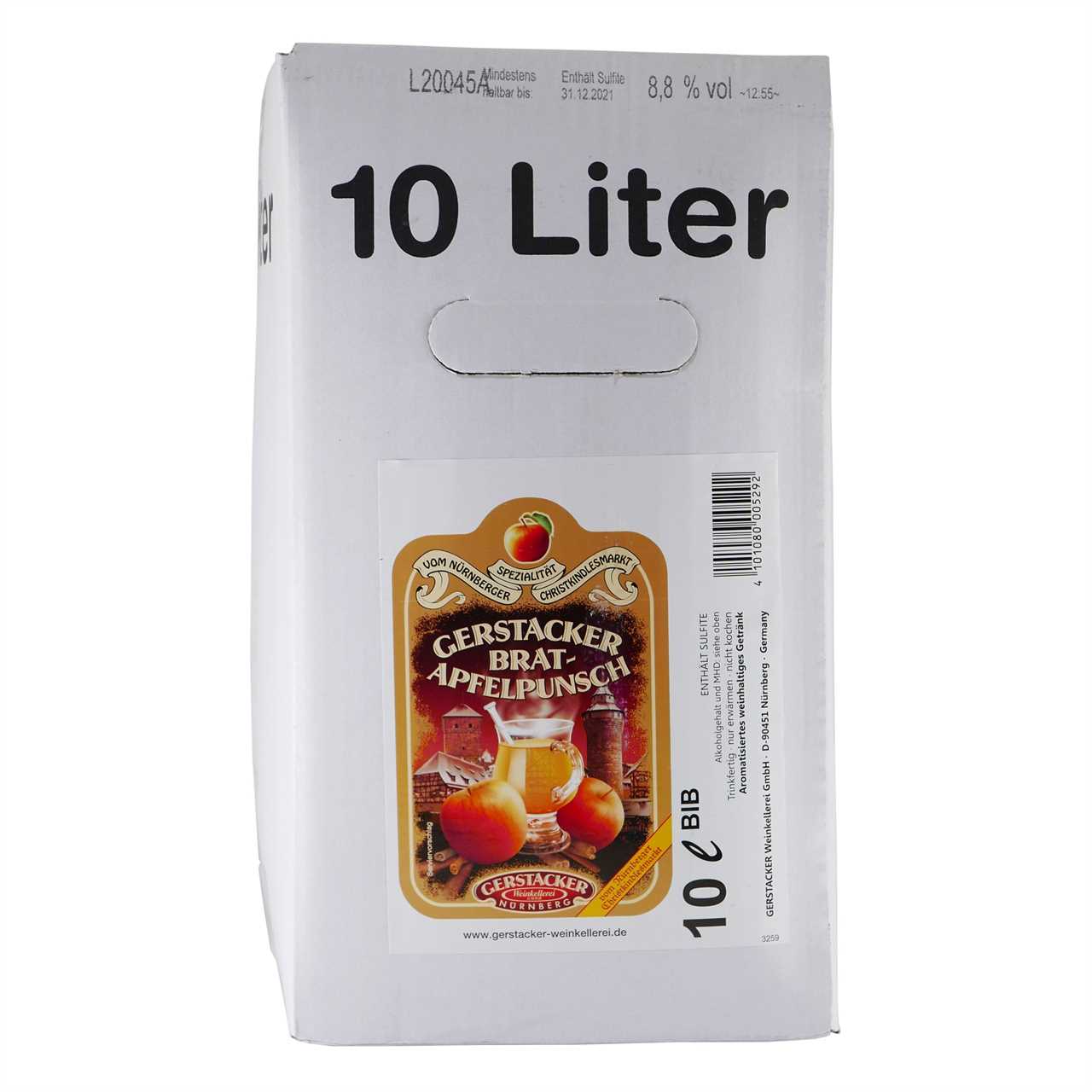 Gerstacker Bratapfel-Punsch 10L BIB