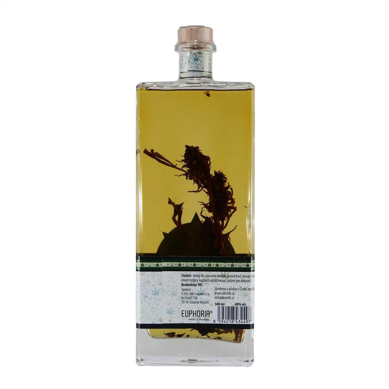 Euphoria Cannabis Gin mit Geschenk-Holzkiste