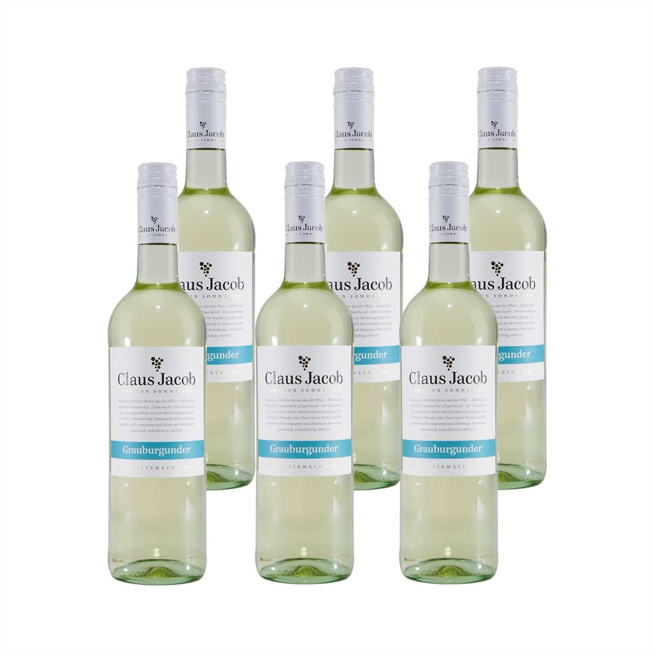 Claus Jacob Grauburgunder Qualitätswein (6 x 0,75L)