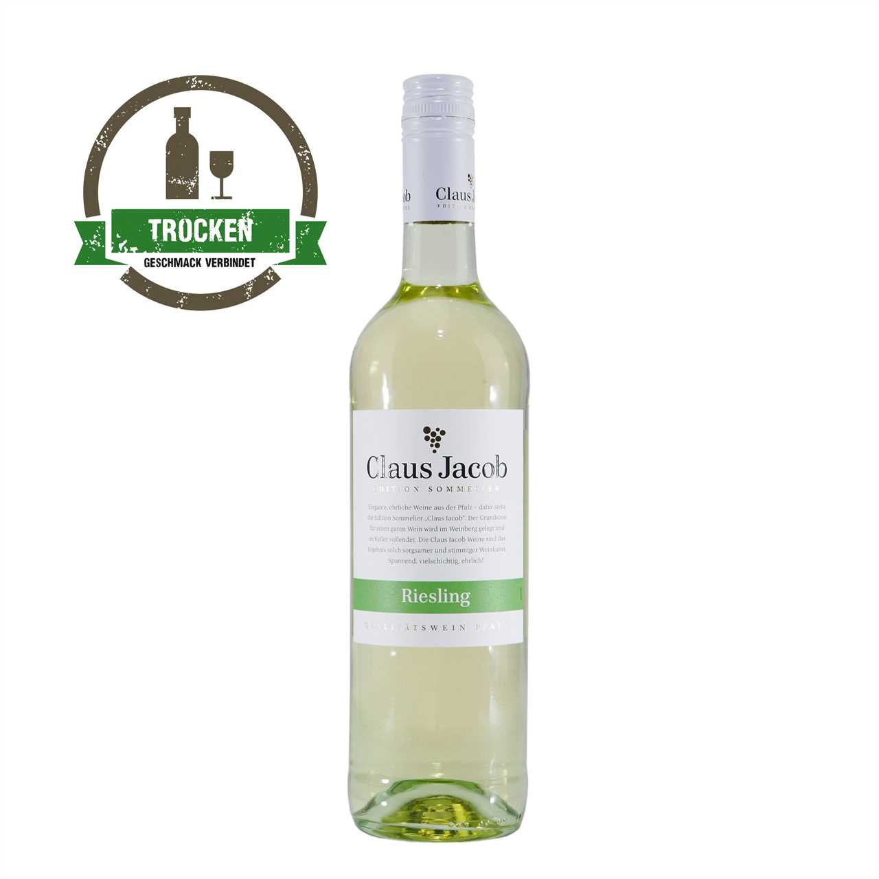 Claus Jacob Riesling Qualitätswein (6 x 0,75L)