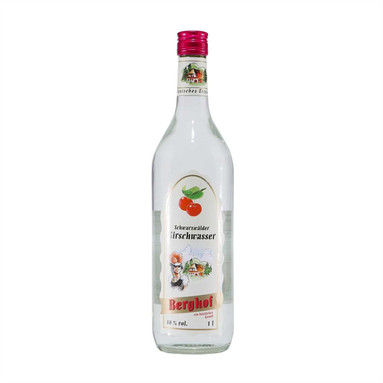 Berghof Kirschwasser mit Geschenk-Holzkiste
