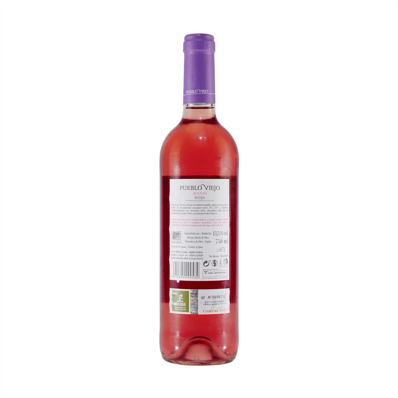 Pueblo Viejo Rioja Rosado Roséwein (6 x 0,75L)