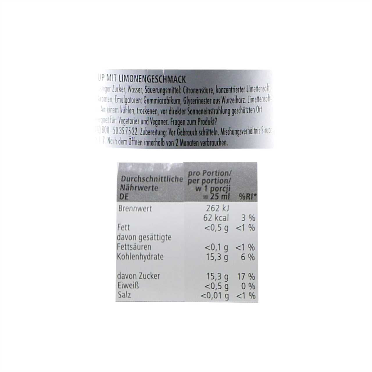 Rioba Lime (Limette) Syrup