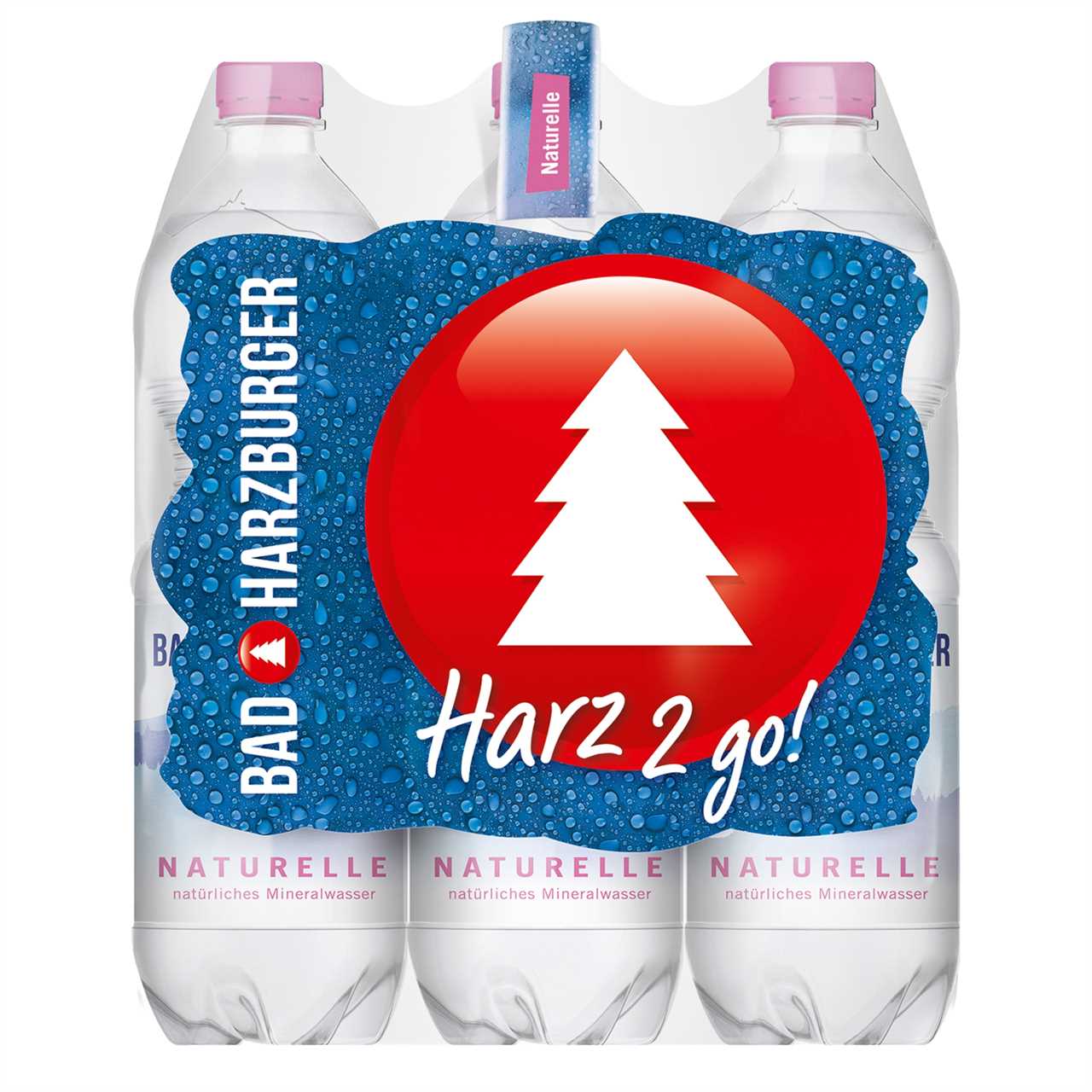 Bad Harzburger Naturelle Mineralwasser (6 x 1,0L)