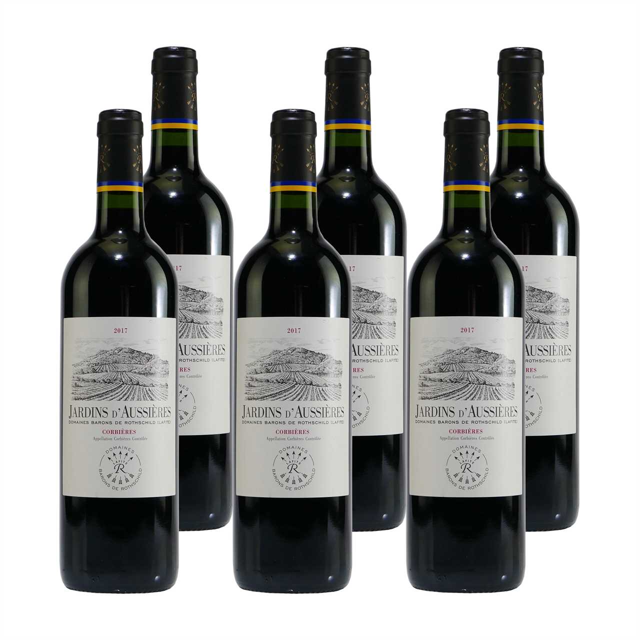 Jardins D´ Aussières Corbières AOC  Rotwein (6 x 0,75L)