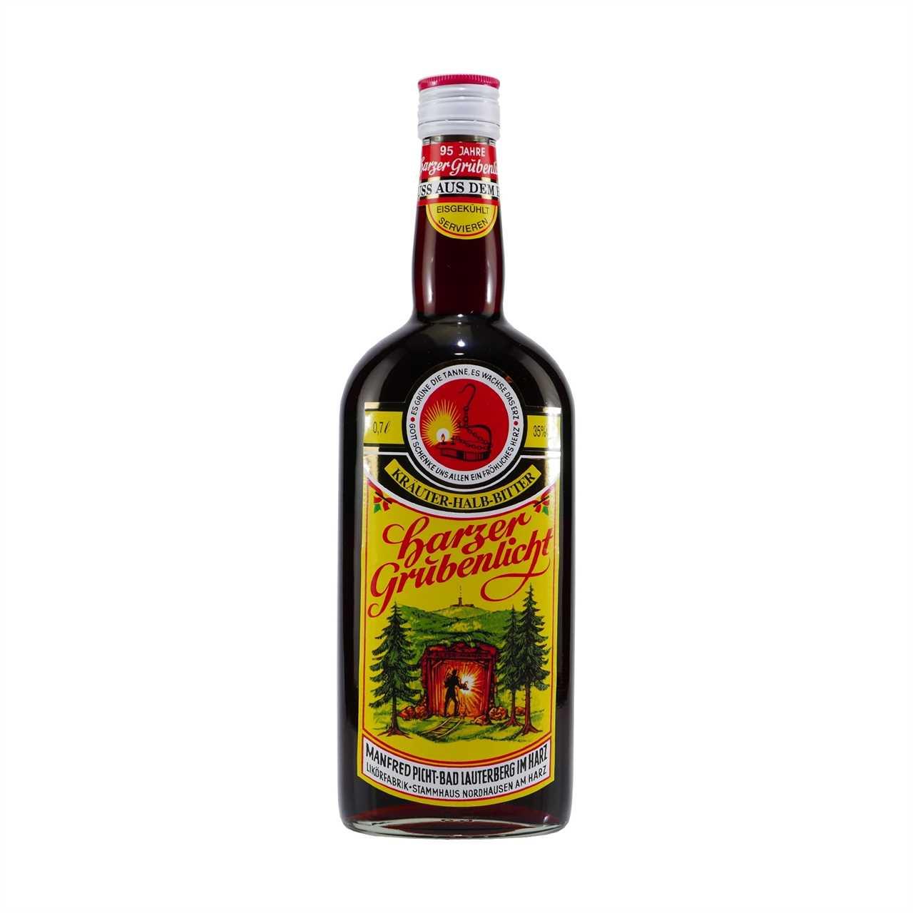 Harzer Grubenlicht - Kräuter-Halb-Bitter mit Geschenk-HK