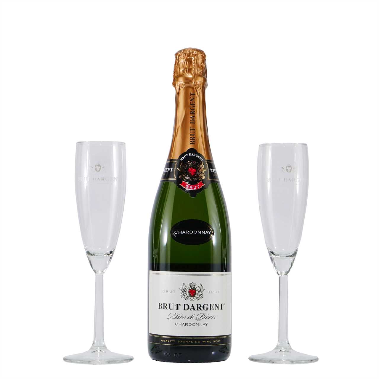 Brut Dargent Chardonnay Sekt - Geschenkpackung