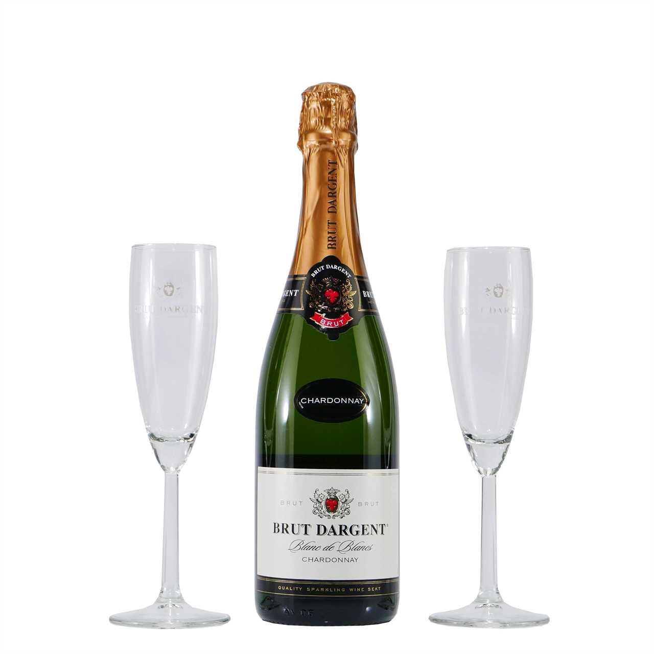 Brut Dargent Chardonnay Sekt - Geschenkpackung