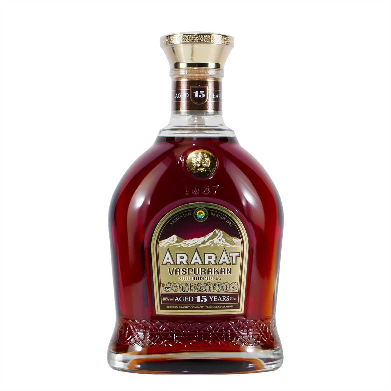 Brandy 1887 Ararat Vaspurakan 15 Jahre
