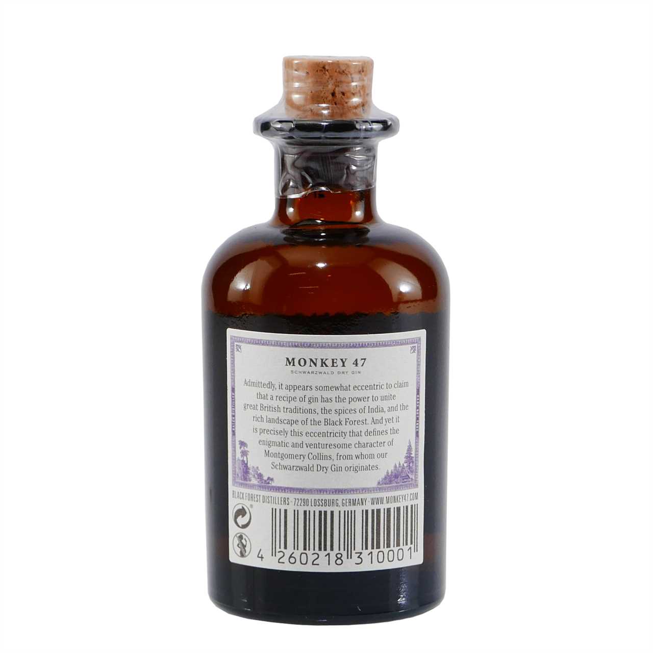 Monkey 47 Dry Gin "Mini" 0,05L