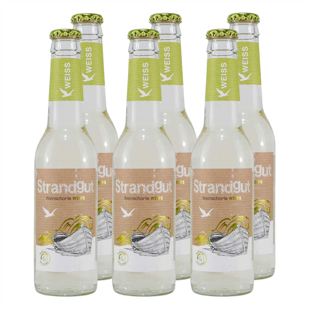 Strandgut Weinschorle Weiß (12 x 0,275L)