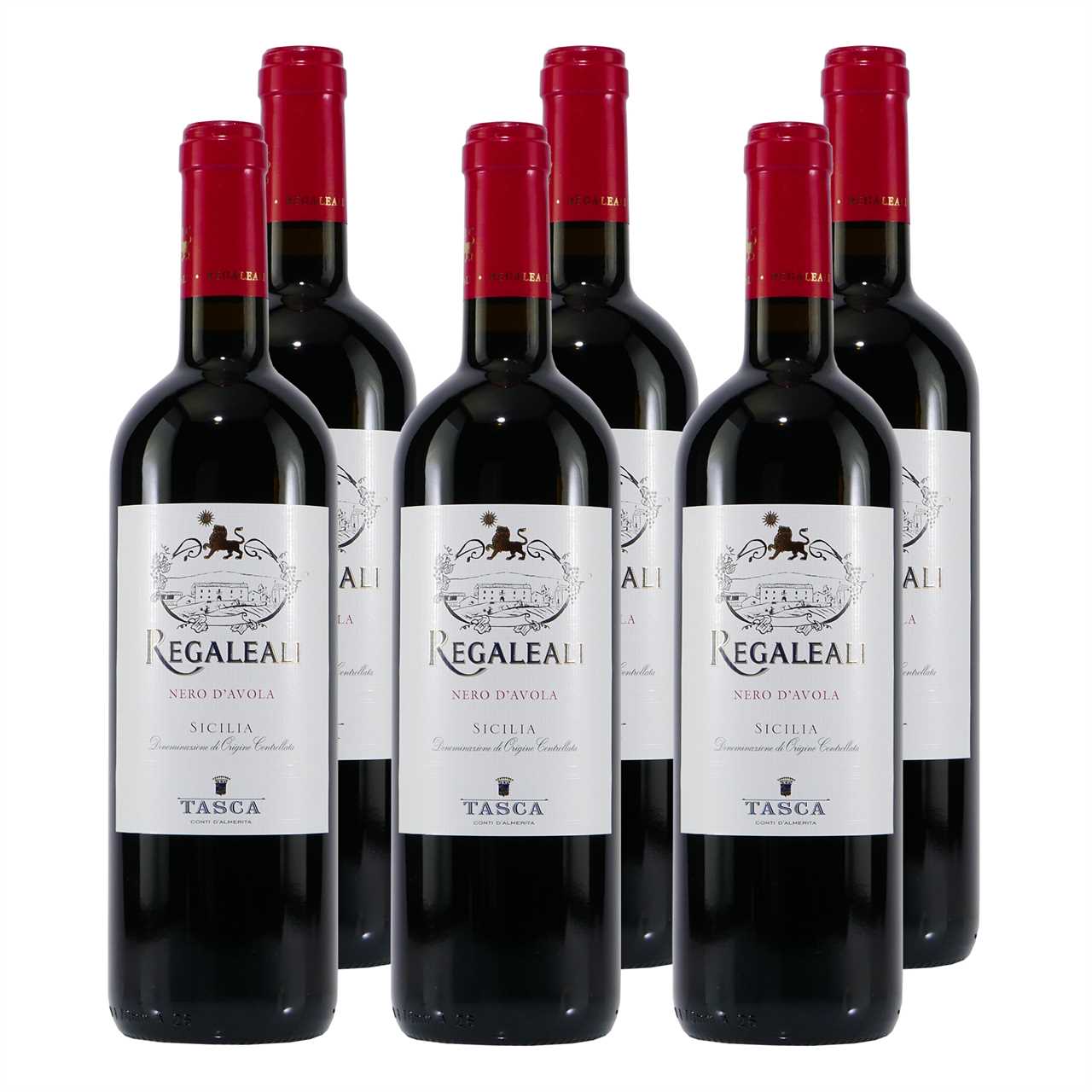 Regaleali Nero d'Avola DOC Rotwein -trocken- (6 x 0,75L)